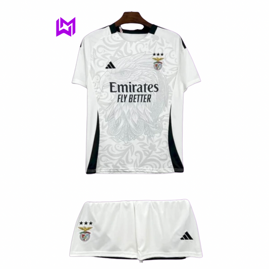 Benfica 2025/26 White Eagle Kids Kit