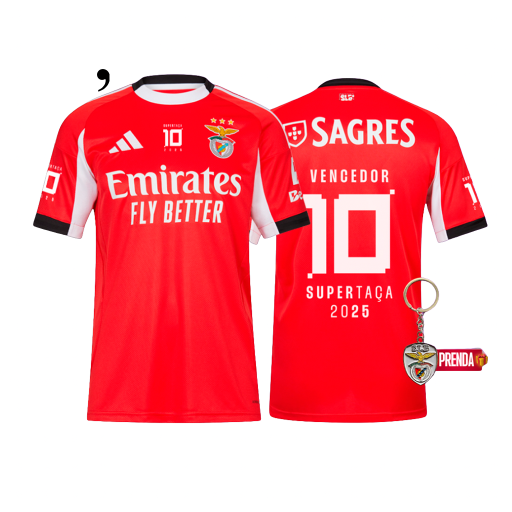 Benfica 2025 Super Cup Winner Home Jersey