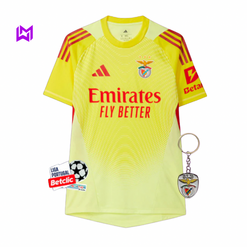 Benfica 2025/26 Yellow Goalkeeper Jersey
