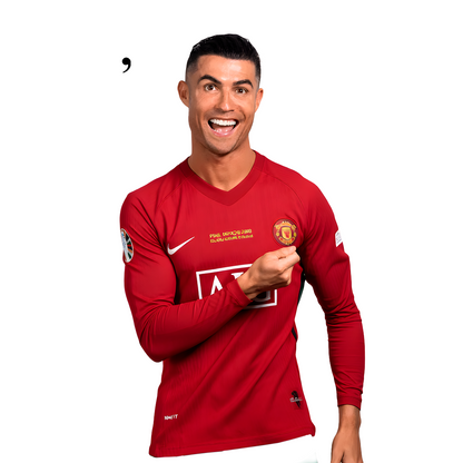 Retro Jersey Manchester United 2007/08 Home Long Sleeve