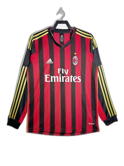 Retro Jersey AC Milan 2013/14 Home Long Sleeve