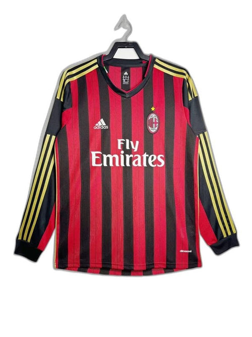 Retro Jersey AC Milan 2013/14 Home Long Sleeve