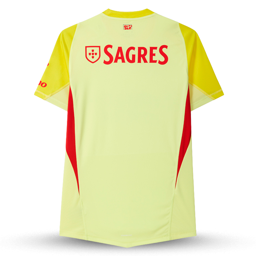 Benfica 2025/26 Yellow Goalkeeper Jersey
