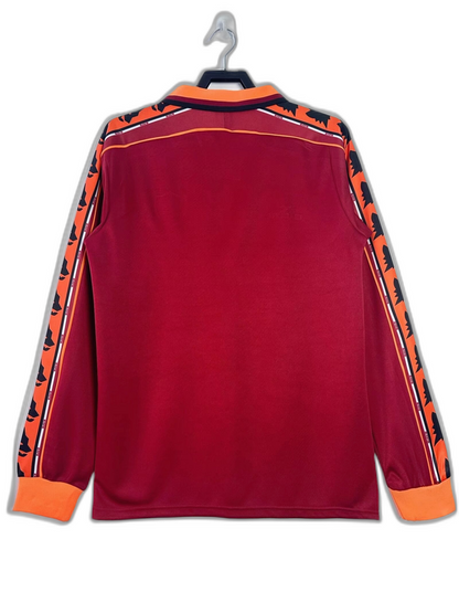 Retro Jersey AS Roma 1998/99 Home Long Sleeve