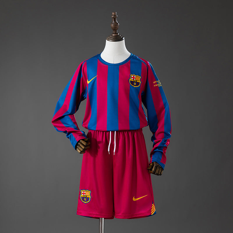 FCB 05/06 Kit Infantil Local (UCL) Retro ML