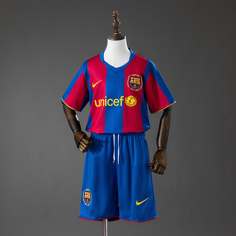 FCB 07/08 Kit Infantil Local retro