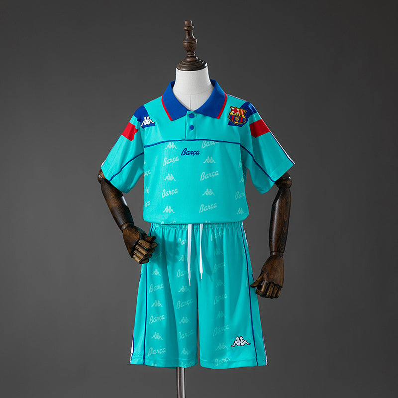 FCB 92/95 Kit Infantil Visitante retro