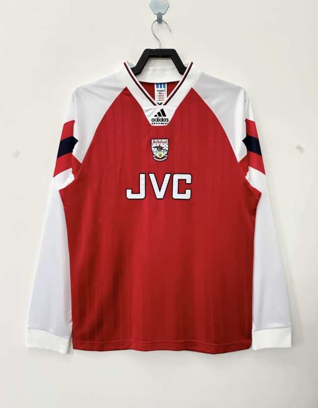 Retro Jersey Arsenal 1992/94 Home Long Sleeve Remake