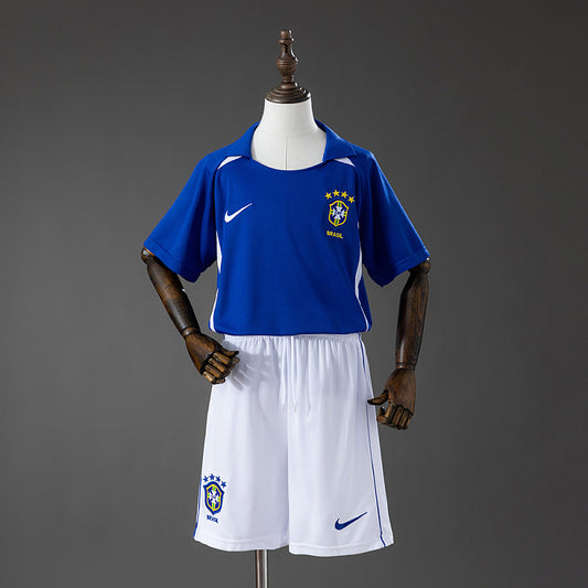 BRA 2002 Kit Infantil Visitante retro