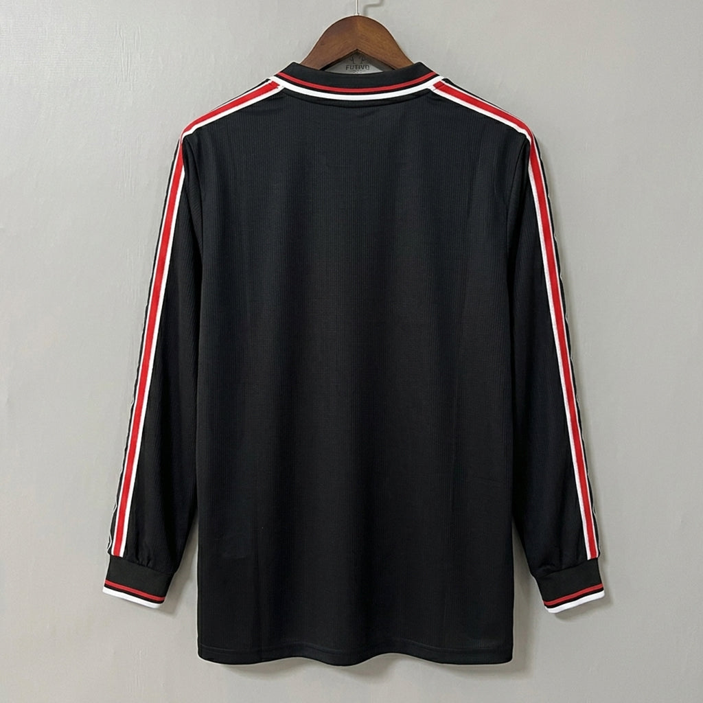 Retro Jersey Manchester United 1998/99 Long Sleeve Special Black