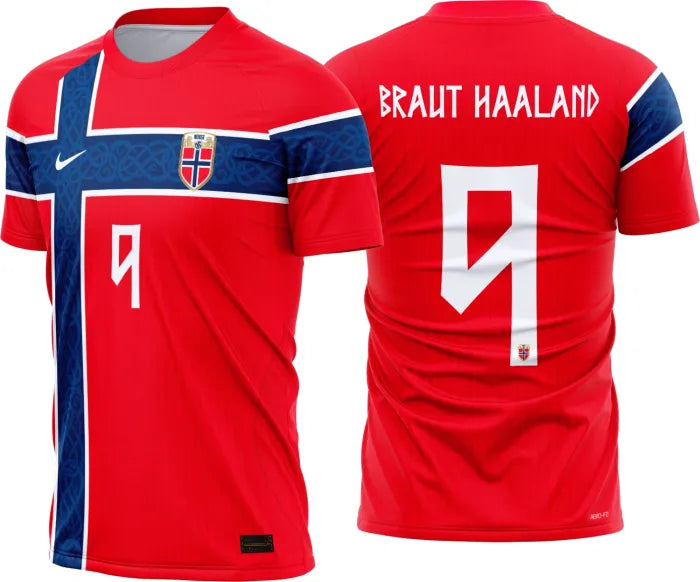 Norway World Cup 2026 Home - Fan Version - Haaland #9