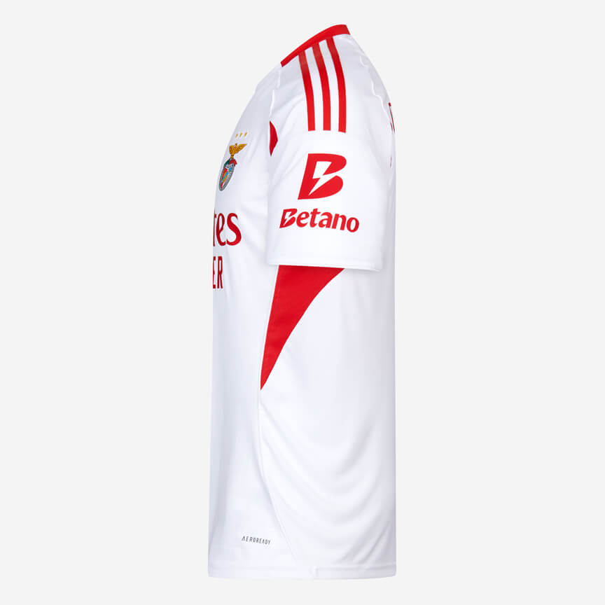 Benfica 2025/26 White Away Jersey
