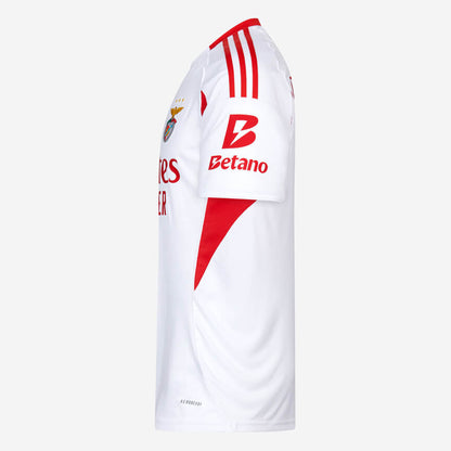 Benfica 2025/26 White Away Jersey