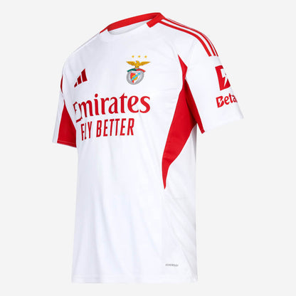 Benfica 2025/26 White Away Jersey