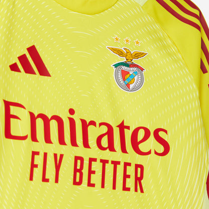 Benfica 2025/26 Yellow Goalkeeper Jersey