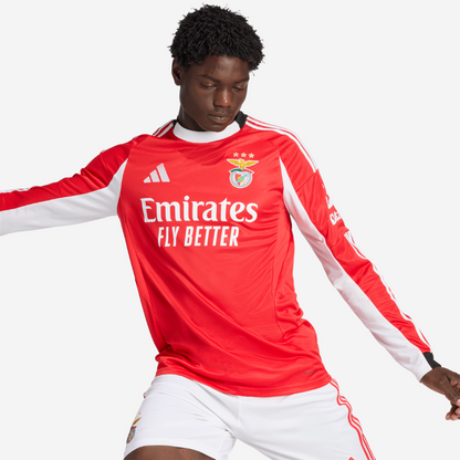 Benfica 2025/26 Long Sleeve Home Jersey