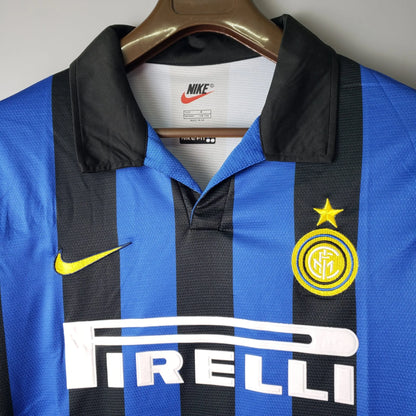 Long Sleeve Jersey Inter Milan Home 1998 Nike – Blue