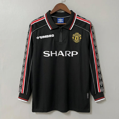 Retro Jersey Manchester United 1998/99 Long Sleeve Special Black