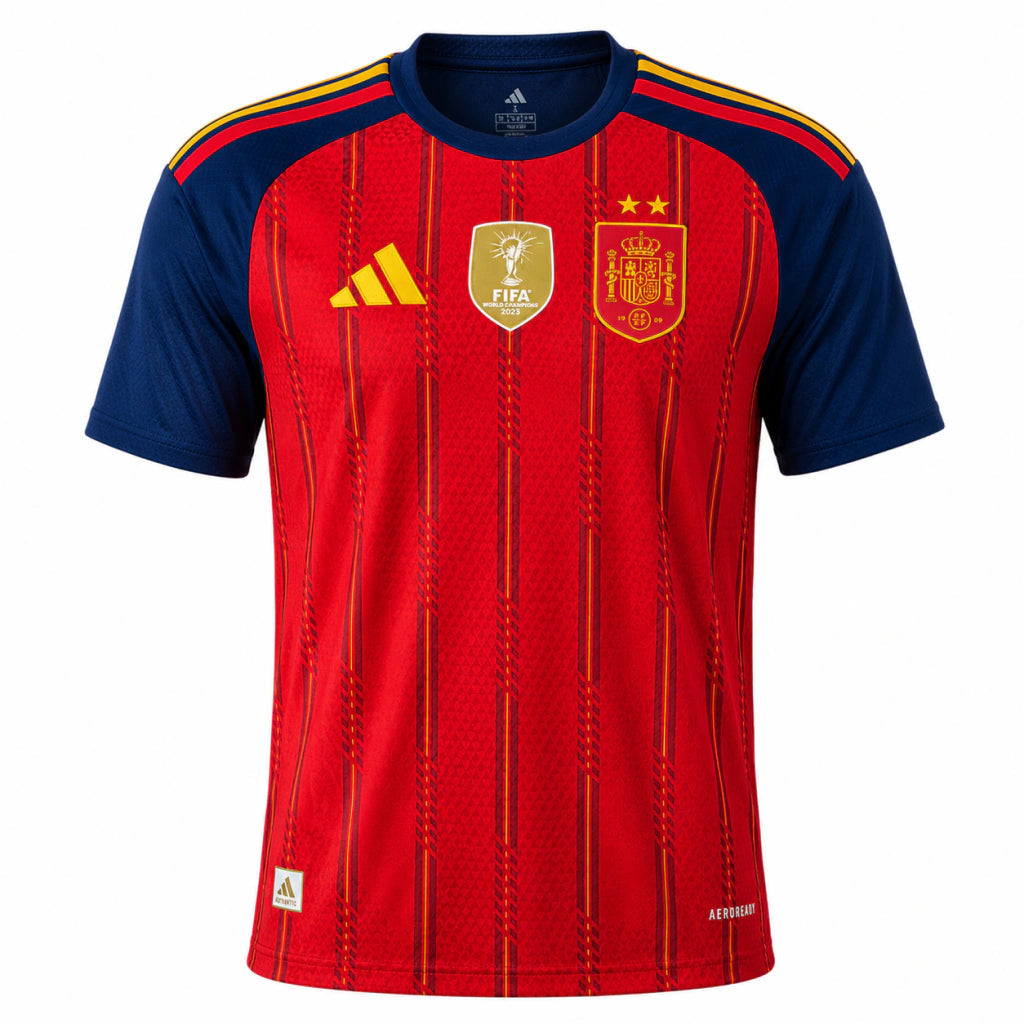 Spain World Champions - 2 Stars - 2026 Jersey - Red
