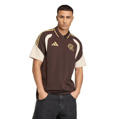 Jersey Polo Adidas Flamengo 2026/27 Training Marrom