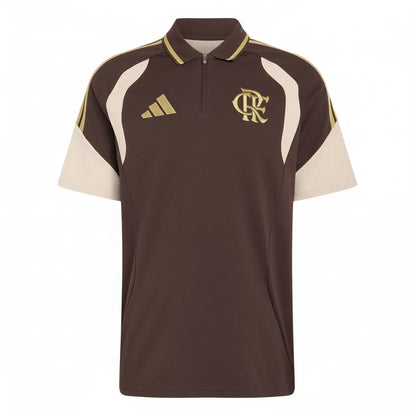 Jersey Polo Adidas Flamengo 2026/27 Training Marrom