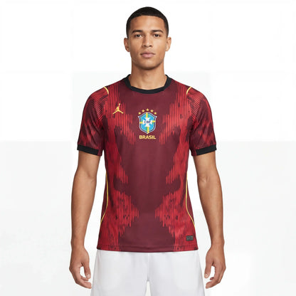 Jersey Brazil Vermelha 2026/27 Fan Version Nike Jordan