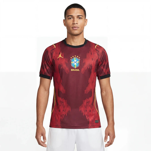 Jersey Brazil Vermelha 2026/27 Fan Version Nike Jordan