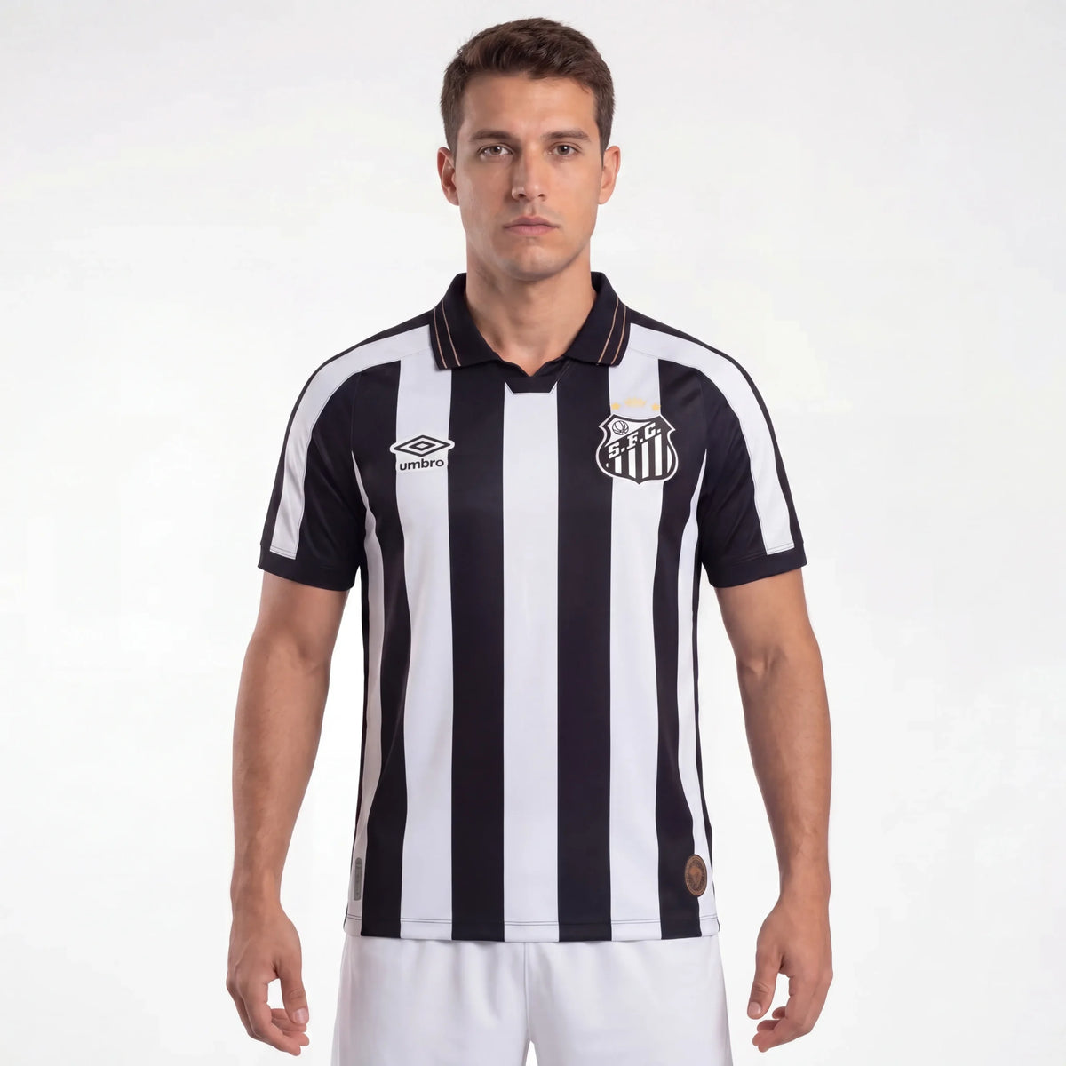 Jersey Santos Away 2026/27 s/n Fan Version Umbro – White+Black