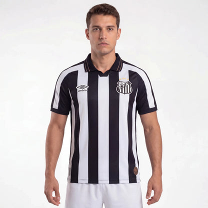 Jersey Santos Away 2026/27 s/n Fan Version Umbro – White+Black