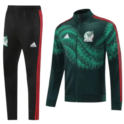 Travel Tracksuit Mexico – Green & Dark Green