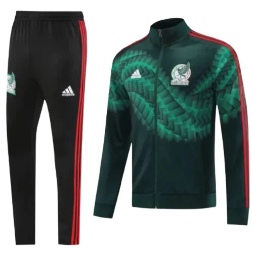 Travel Tracksuit Mexico – Green & Dark Green