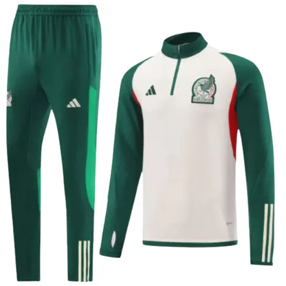 Training Tracksuit Mexico – Beige & Green