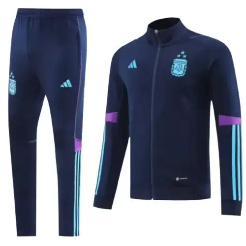 Travel Tracksuit Argentina – Navy Blue