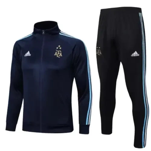 Travel Tracksuit Argentina – Navy Blue