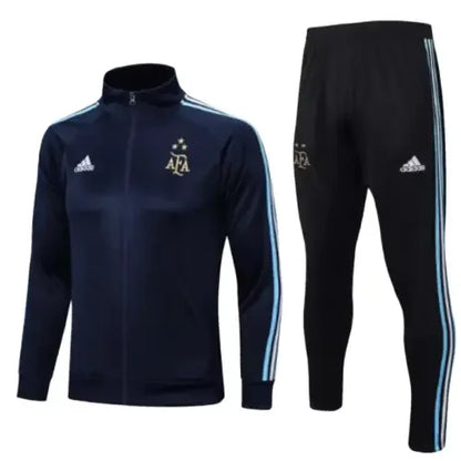 Travel Tracksuit Argentina – Navy Blue