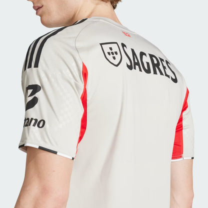 Benfica 2025/26 Beige Away Jersey