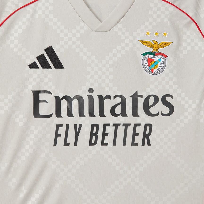 Benfica 2025/26 Beige Away Jersey