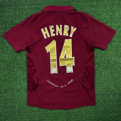 Retro Jersey Arsenal 2005/06 Home Henry #14