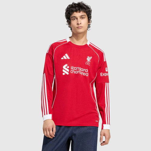 Jersey adidas Liverpool 2025/26 Home Long Sleeve