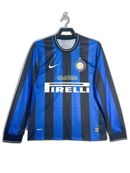 Retro Jersey Inter Milan 2010 Home Long Sleeve