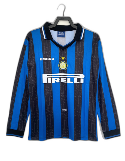 Retro Jersey Inter Milan 1997/98 Home Long Sleeve
