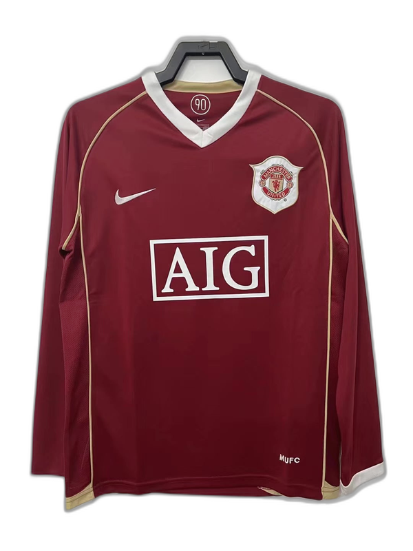 Retro Jersey Manchester United 2006/07 Home Long Sleeve