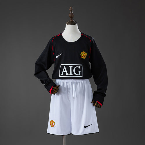 MU 07/08 Kit Infantil Visitante Retro ML