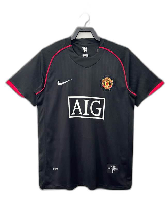 Retro Jersey Manchester United 2007/08 Away Black