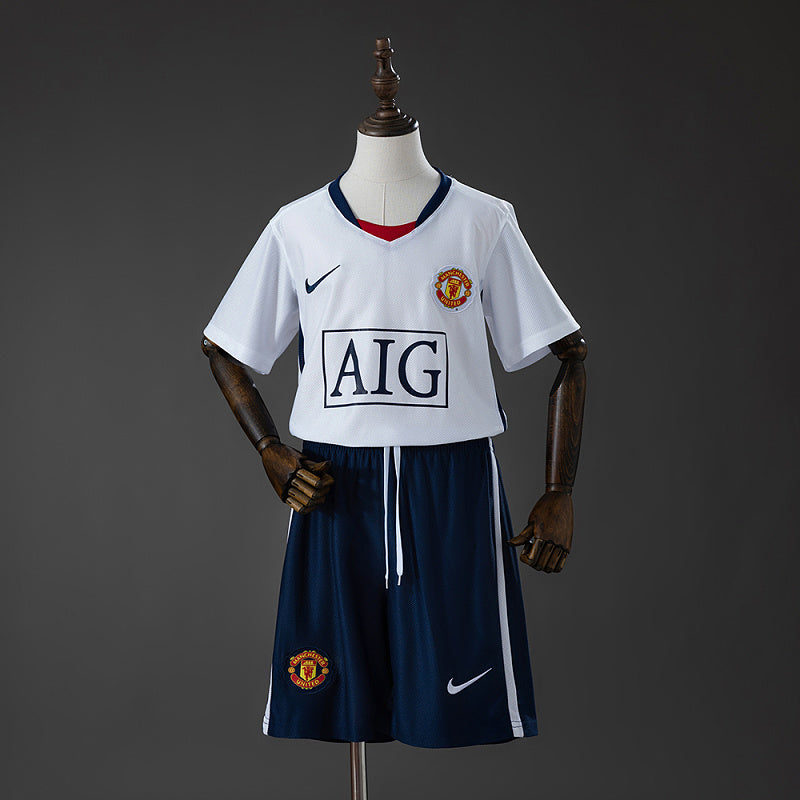 MU 08/09 Kit Infantil Visitante (Ed. Liga) retro