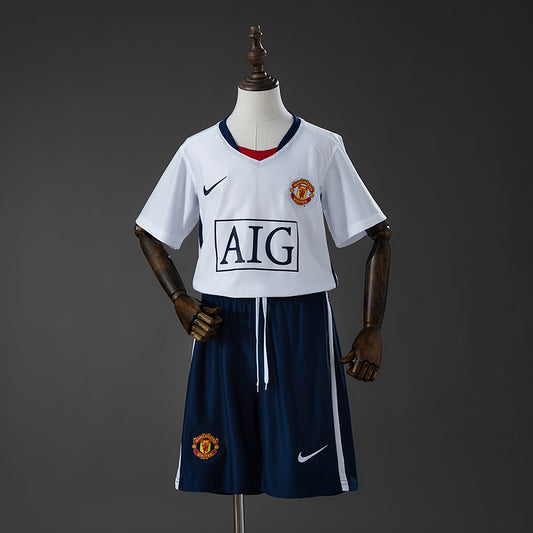 MU 08/09 Kit Infantil Visitante (Ed. Liga) retro