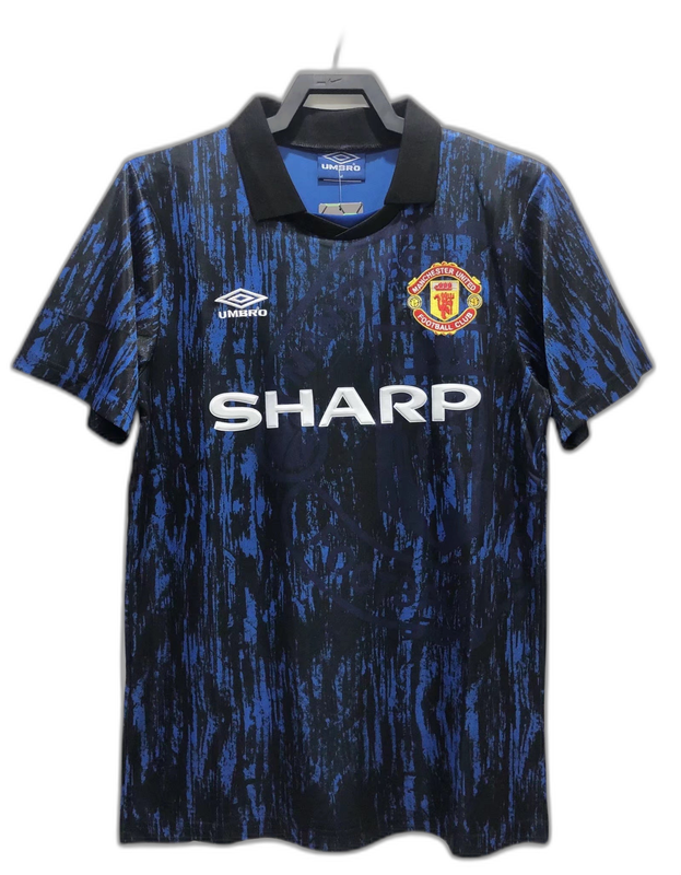 Retro Jersey Manchester United 1993 Blue Edition