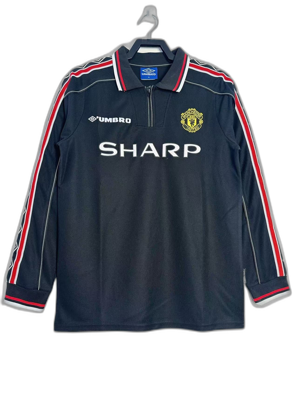 Retro Jersey Manchester United 1998 Goalkeeper Black