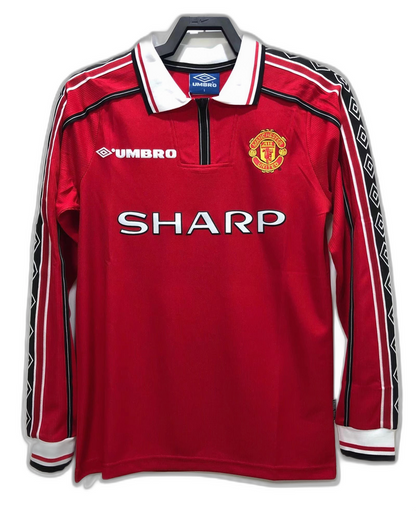 Retro Jersey Manchester United 1998 Home Long Sleeve