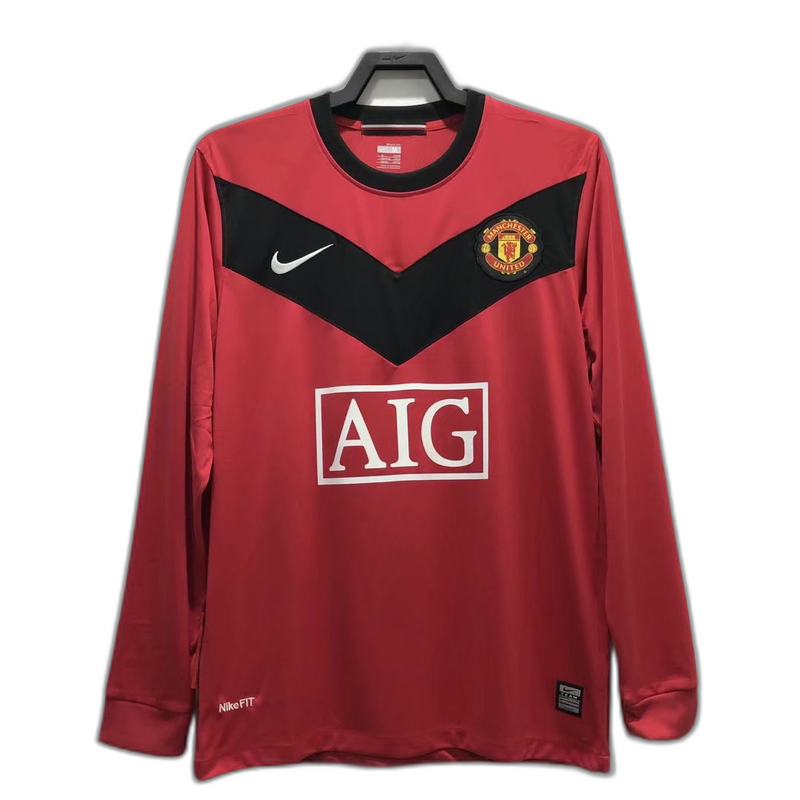 Retro Jersey Manchester United 2010 Home Long Sleeve
